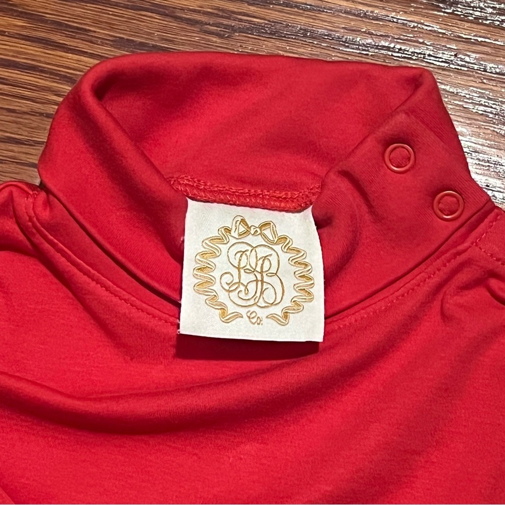 T.B.B.C. Tatum's Turtleneck (Unisex) in Richmond Red, Size 18-24M - Picture 4 of 11